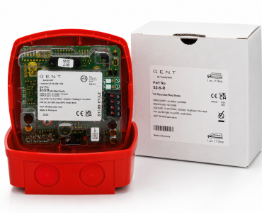 GENT S3-S-R Fire Alarm Sounder – Red Body