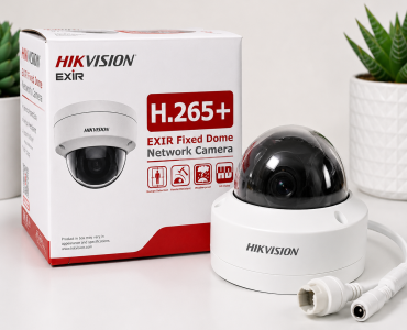 Hikvision EXIR H.265+ Fixed Dome Network Camera – HD Waterproof Security Camera with Human Detection