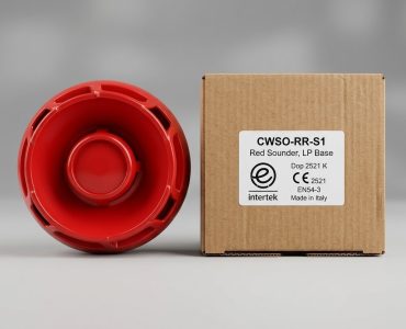 System Sensor CWSO-RR-S1 Conventional Red Wall Sounder with Low-Profile Base