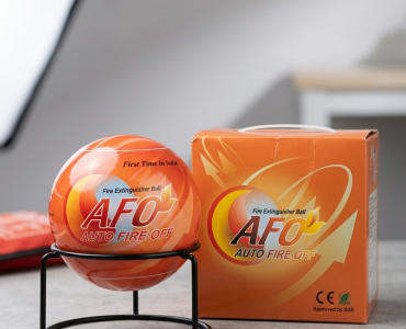 AFO Auto Fire Extinguisher Ball With Mounting Stand & Box - Automatic Fire Suppressant