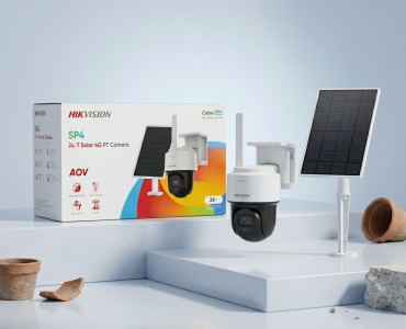 Hikvision SP4 247 Solar-Powered 4G PT Camera (2K+)