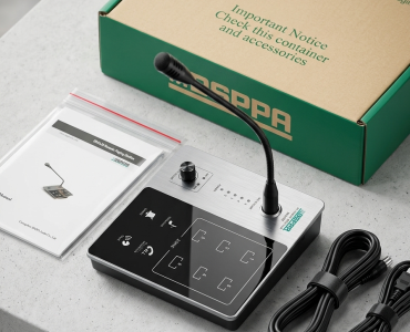 DSPPA DMA20 6-Zone Remote Paging Station & Microphone