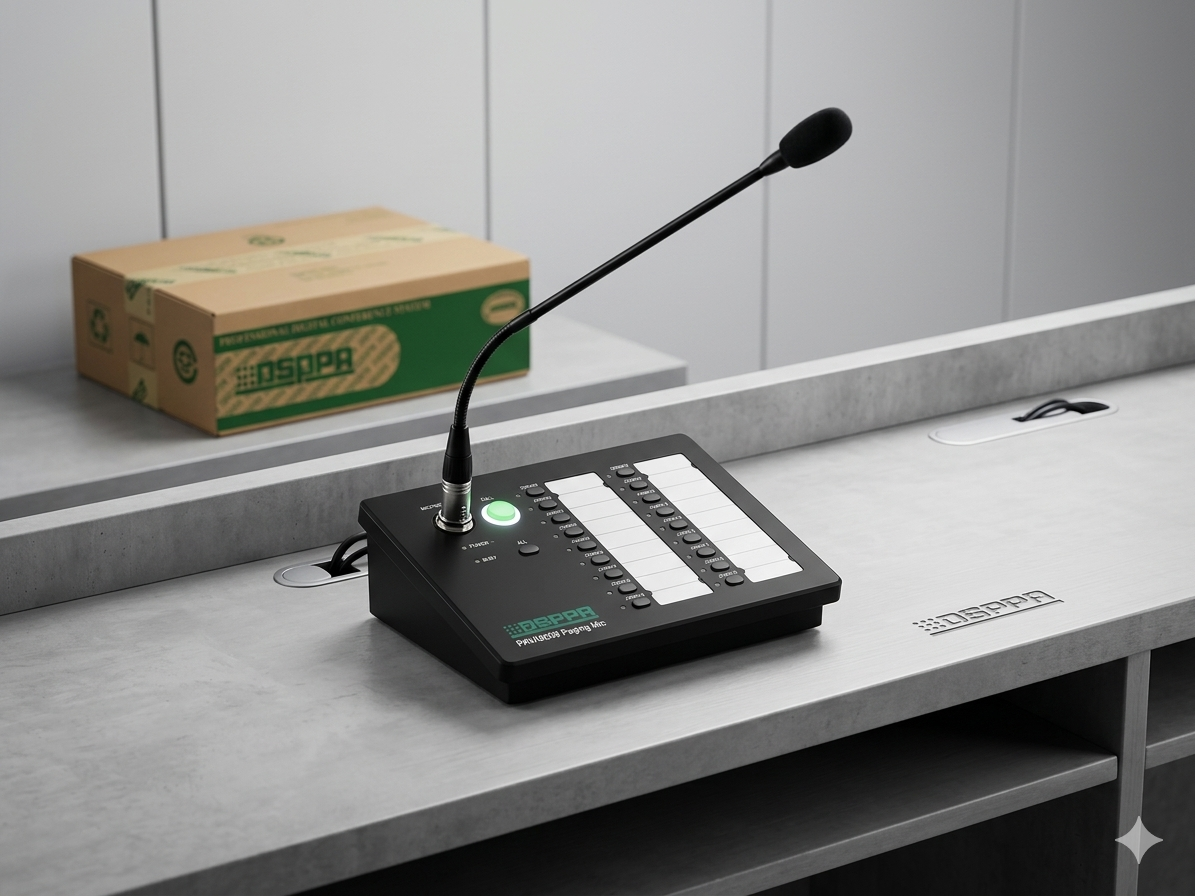 DSPPA PAVA9008 16-Zone Paging Mic