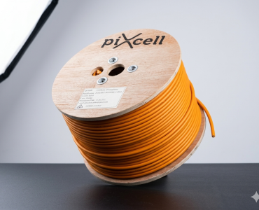 Pixcell 2x16AWG Premium Speaker Cable – 305M, Orange